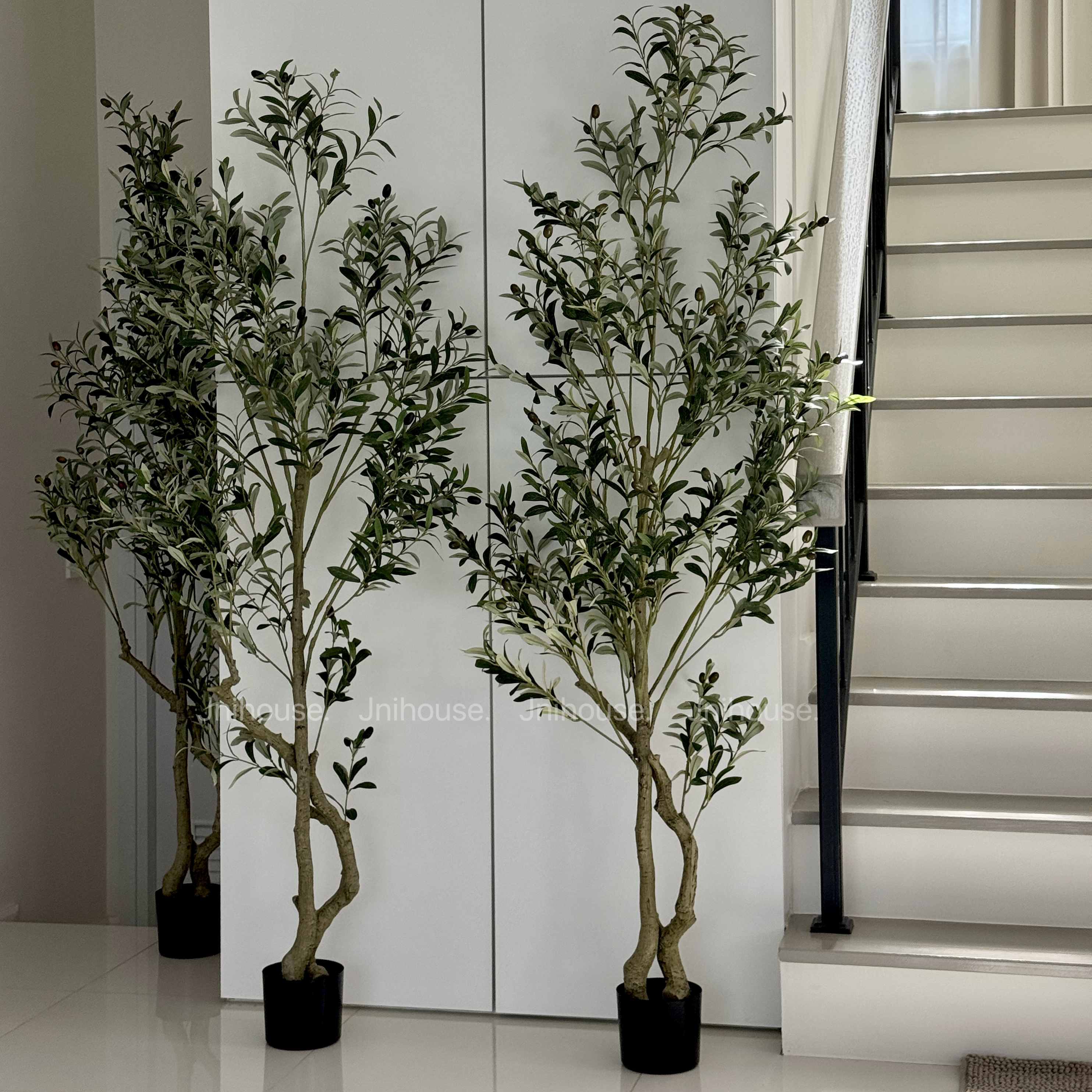 [พร้อมส่ง] Jnihouse : ต้นมะกอกปลอม Artificial Olive Tree (ลำต้นคู่)