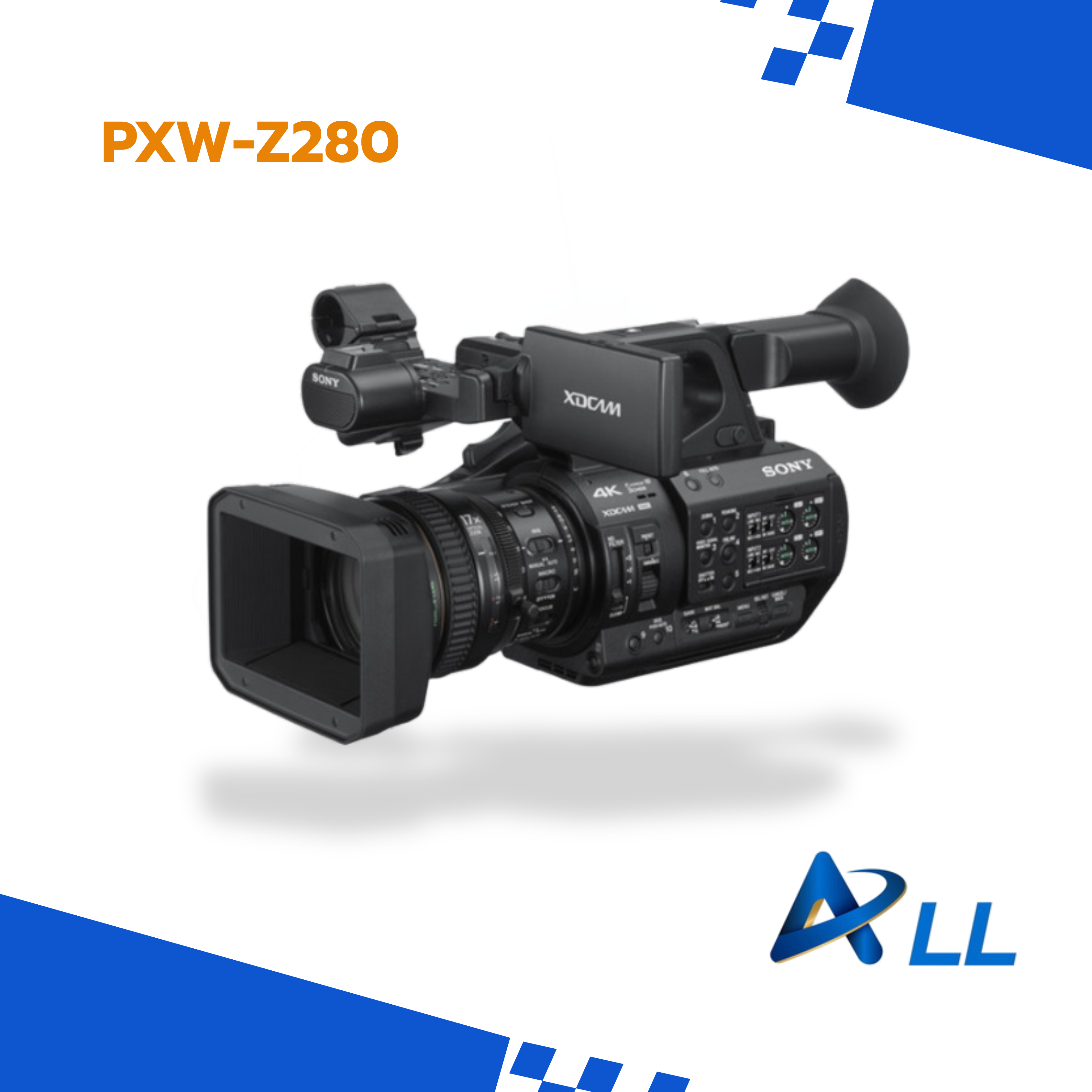 PXW-Z280 Sony 4K 3-CMOS 1/2" Sensor XDCAM Camcorder