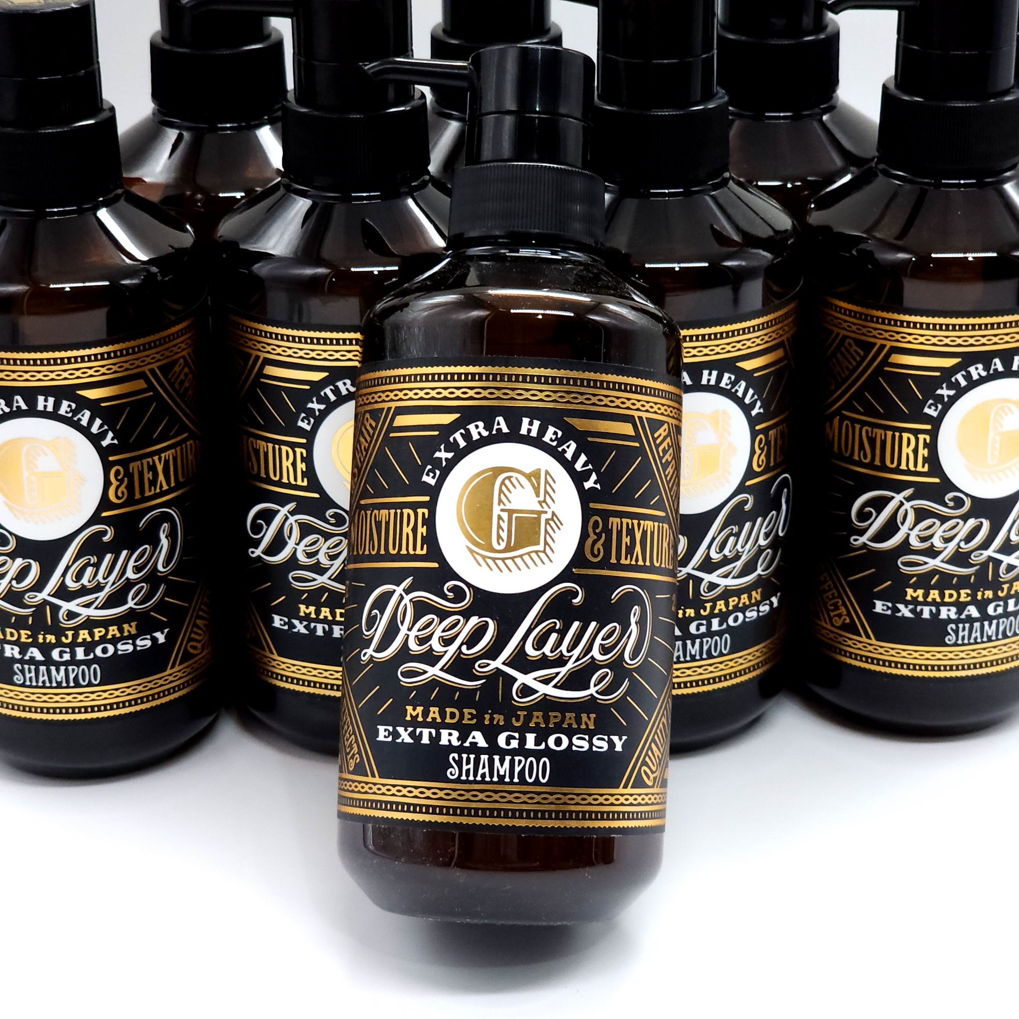 แชมพูและครีมนวด Deep layer Extra Glossy Shampoo/Treatment ขนาด 470g
