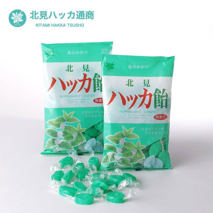 ลูกอมรสเปเปอร์มินต์ Kitami Hakka Tsusho mint Candy 240 g