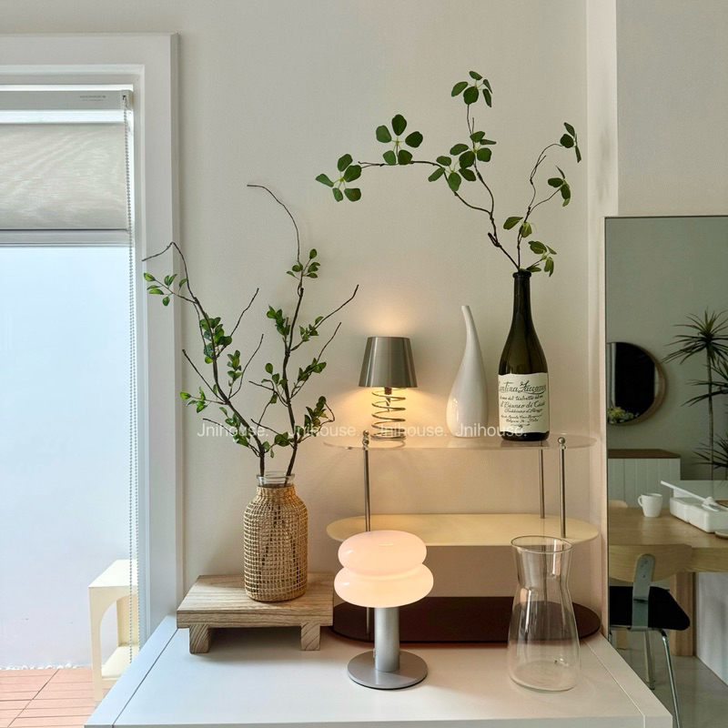 [พร้อมส่ง] Jnihouse : กิ่งไม้ประดิษฐ์สูง 75 cm (มีใบเขียว)