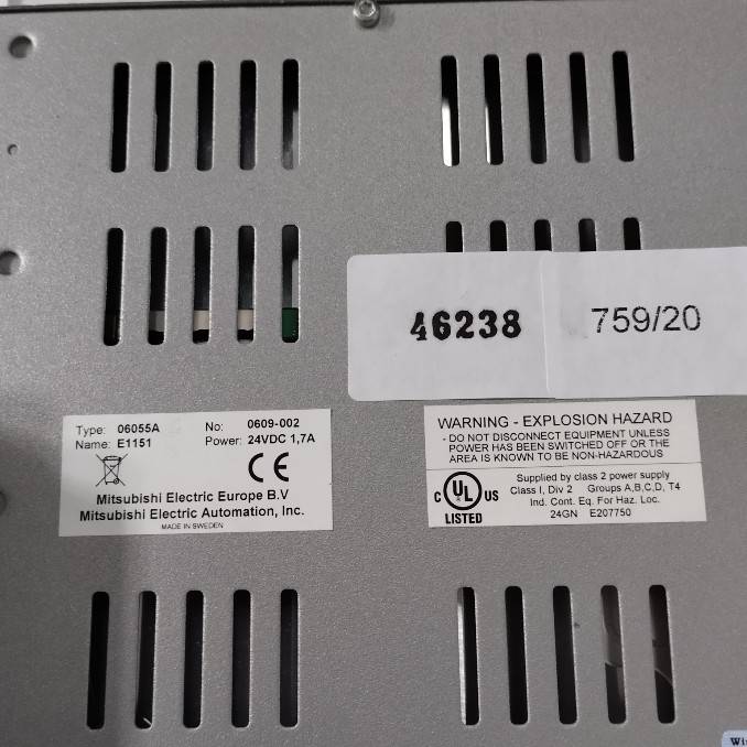 LCD TOUCH SCREEN " MITSUBISHI " MODEL : E1151