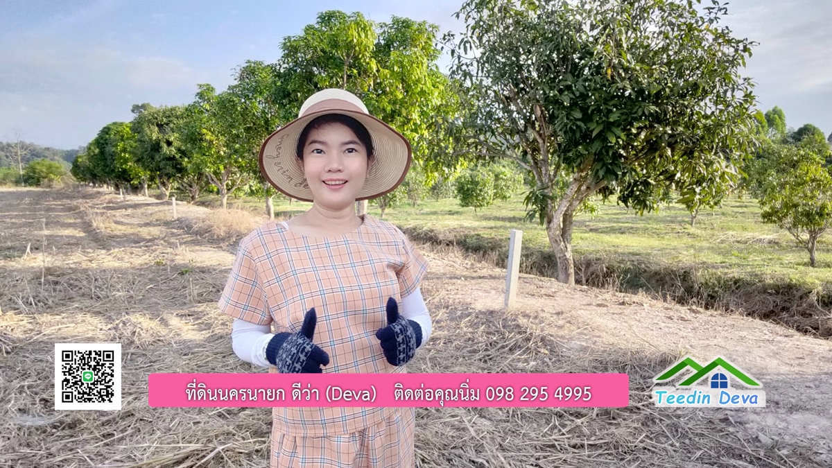 ที่ดินวิวภูเขา แปลงสวย เนื้อที่ 1 ไร่ 3 งาน ด้านหน้าวิวภูเขา ด้านหลังเป็นสวนผลไม้ ต.เขาเพิ่ม อ.บ้านนา จ.นครนายก