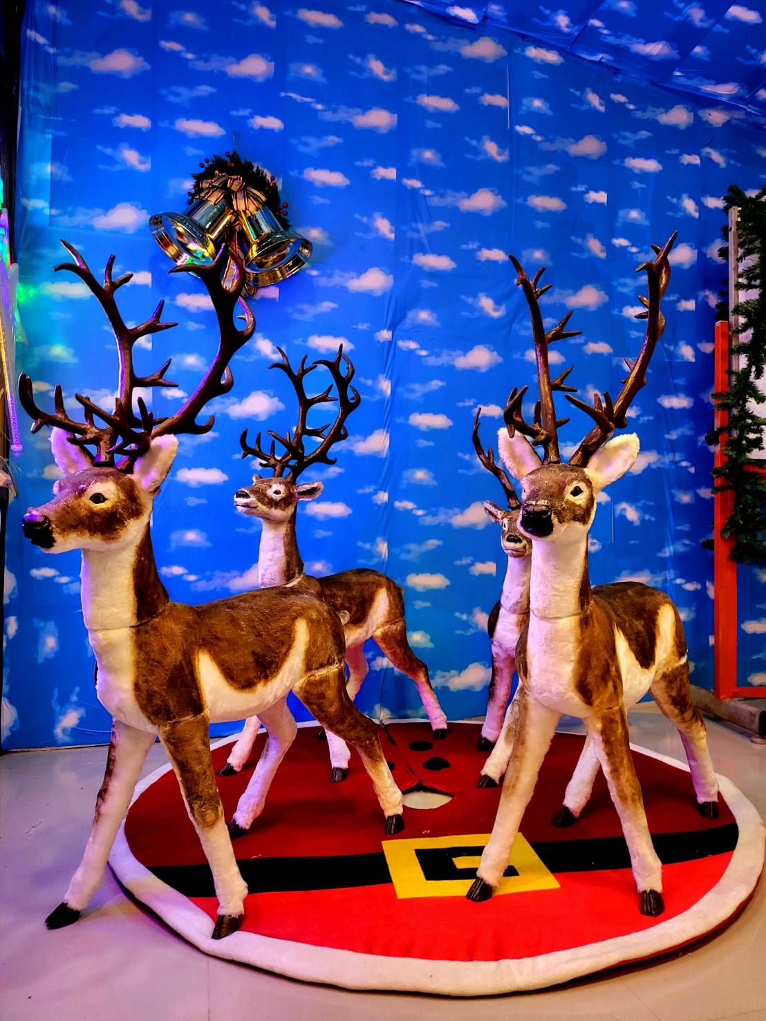 กวางเรนเดียร์ขนนุ่ม110cm.