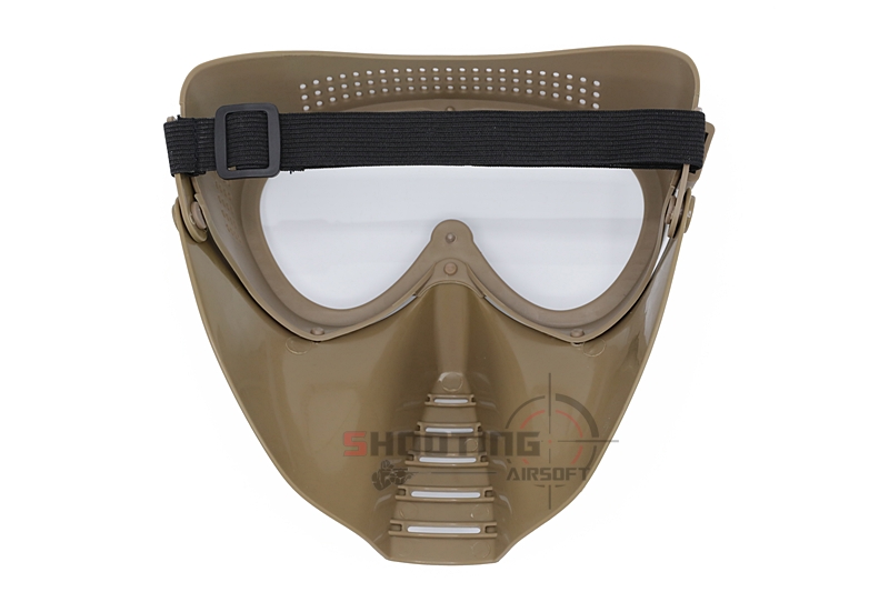 หน้ากากลิง เลนส์ใส