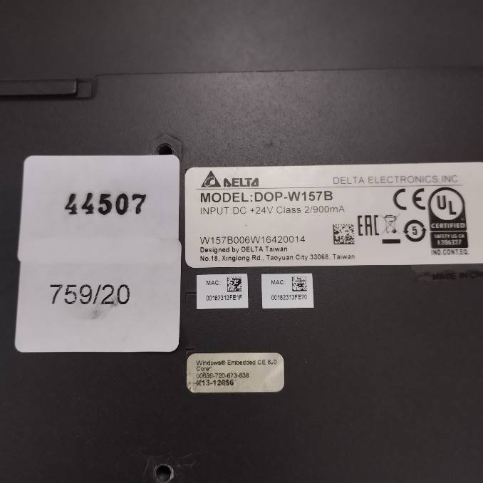 LCD TOUCH SCREEN " DELTA " MODEL : DOP-W157B