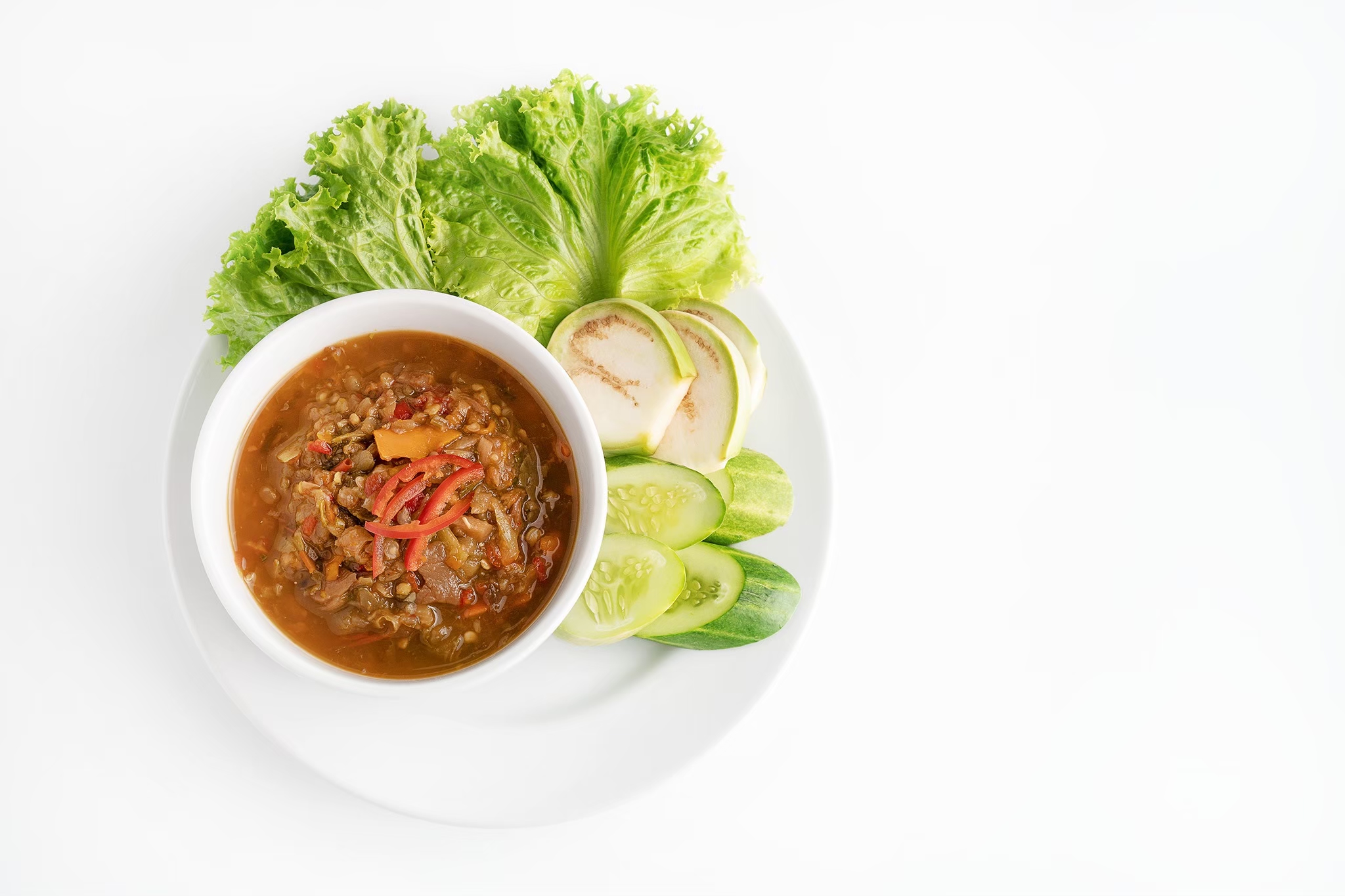 น้ำพริกเห็ด (Thai Mushrooms chili dip)
