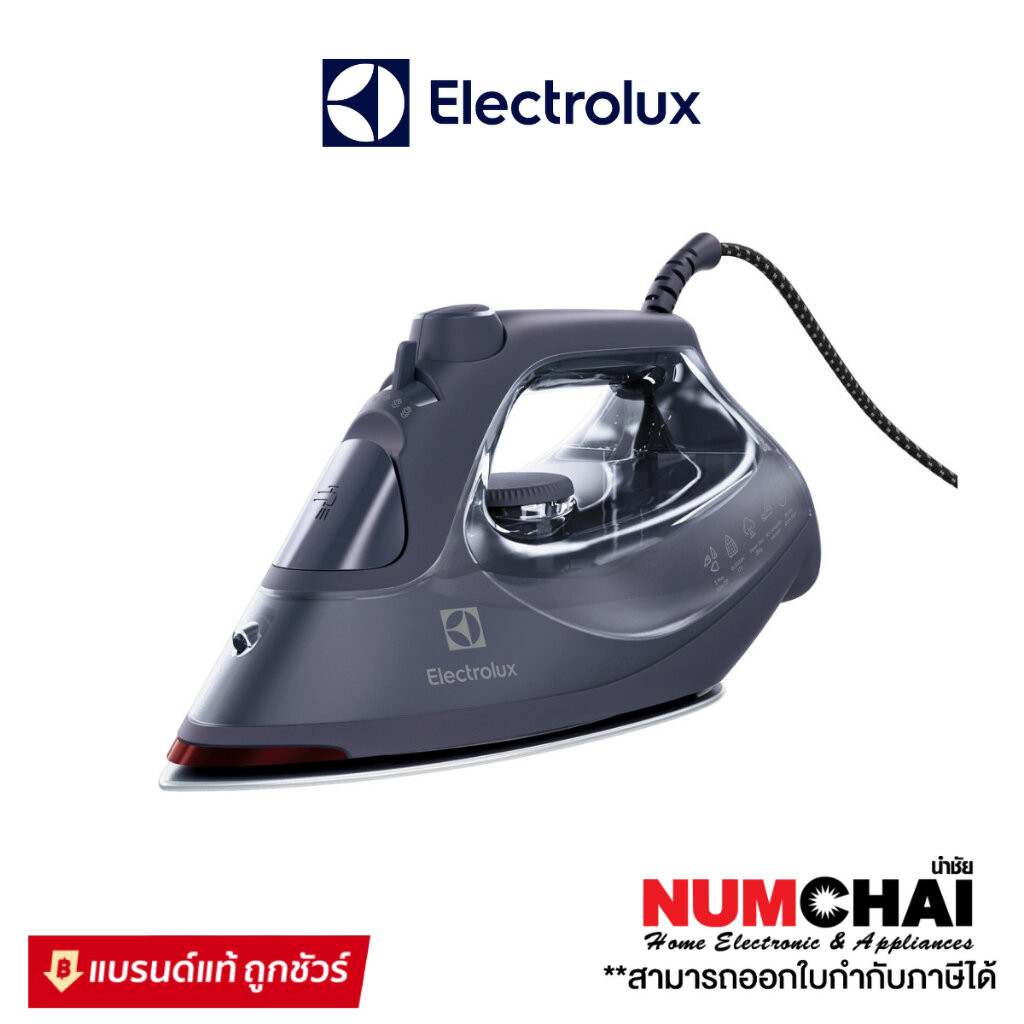 ELECTROLUX เตารีดไอน้ำ รุ่น E6SI3-62MN (กำลังไฟ2500วัตต์)