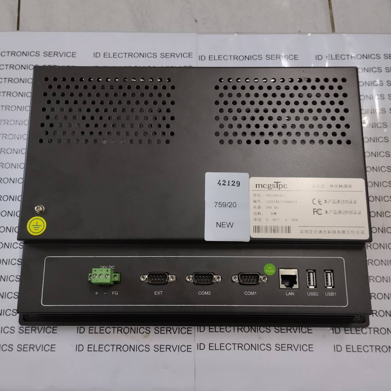 LCD TOUCH SCREEN " MCGSTPC " MODEL : TPC1261Hi i