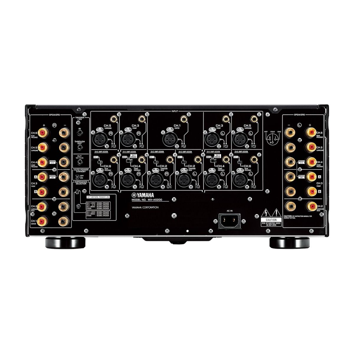 YAMAHA MX-A5200 AVENTAGE 11 CH รองรับ Bridge-Tied Load (BTL)