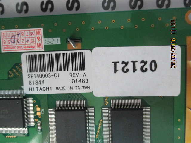 LCD PANEL " HITACHI " MODEL : SP14Q003-C1
