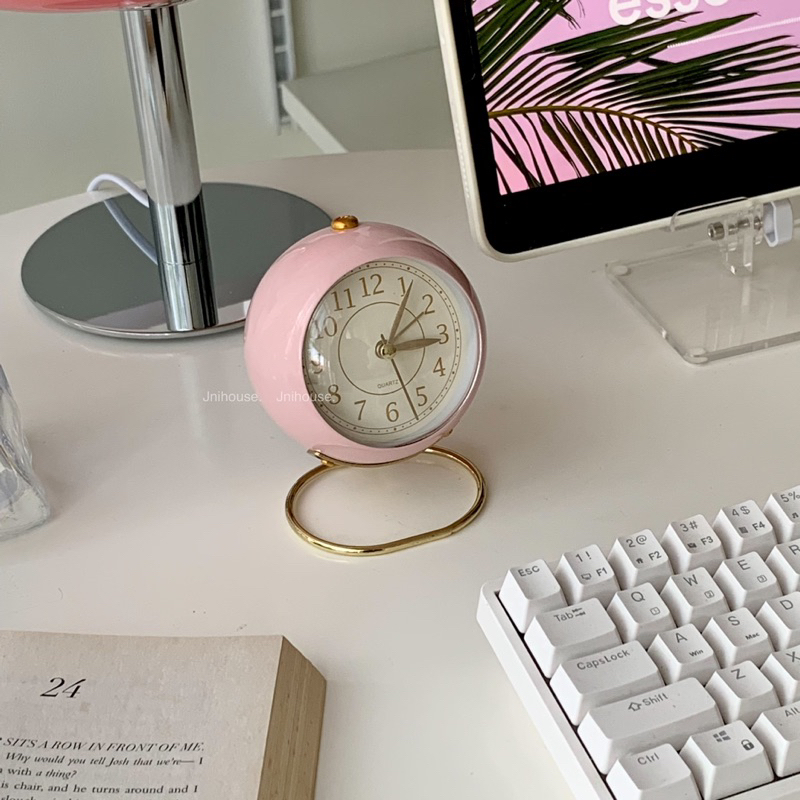 [พร้อมส่ง] Jnihouse : นาฬิกาสีพาสเทล นาฬิกาตั้งโต๊ะ (Pastel Clock)