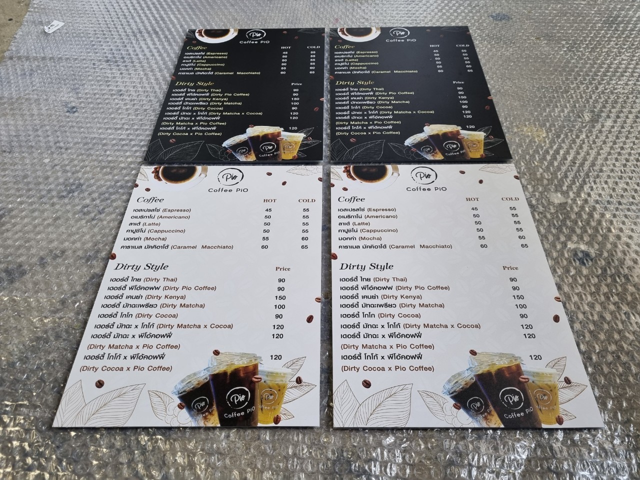 #งานป้ายอะคริลิคติดสติ๊กเกอร์พิมพ์uv