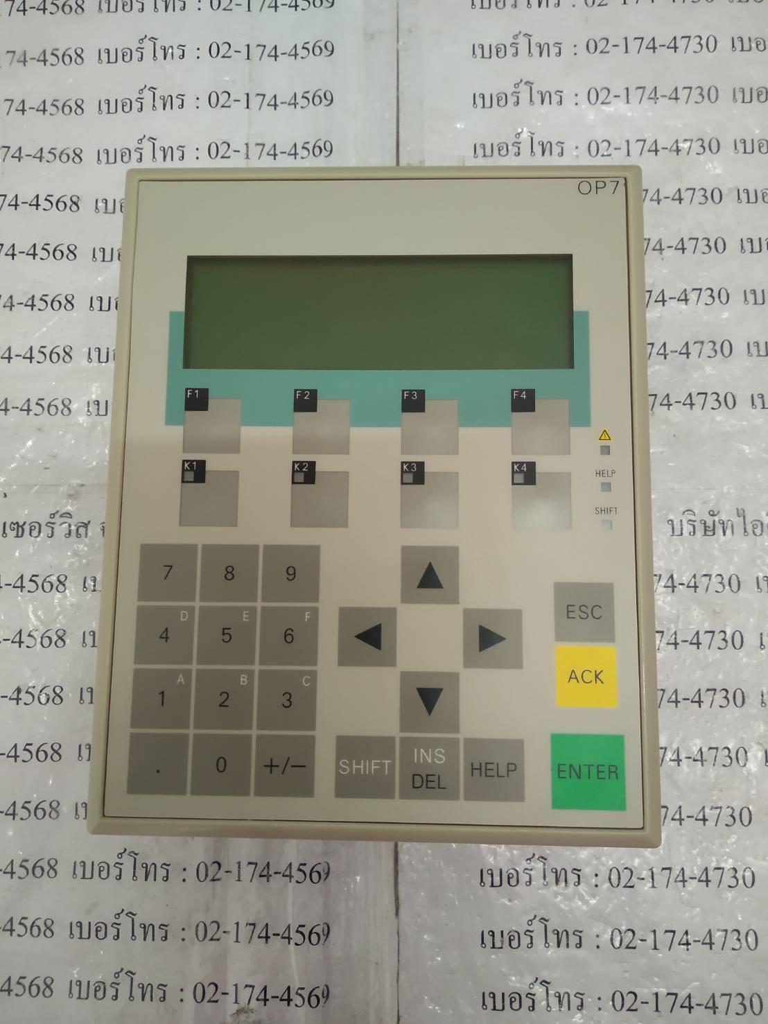 ขาย 6AV3 607-1JC00-0AX1(OP7-PP) HMI "SIEMENS"