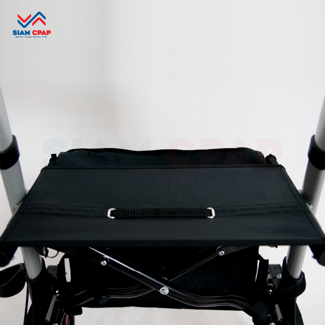 รุ่นใหม่ Rollator จากแบรนด์ Better รุ่น BT807L วอล์คเกอร์ 4 ล้อ อุปกรณ์ช่วยพยุงเดินและฝึกเดิน พร้อมที่นั่งในตัว รับประกันสินค้า 1 ปี