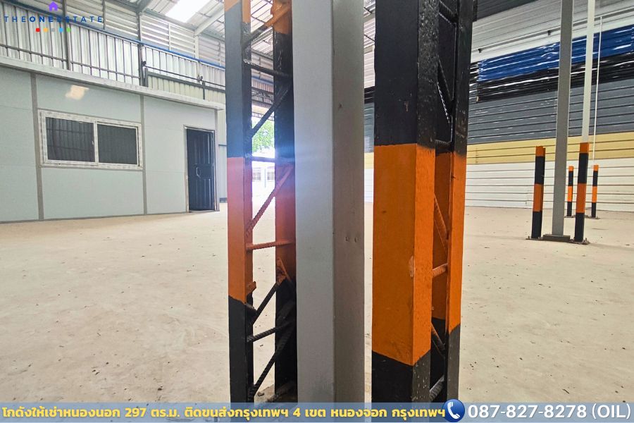 🏭📦 ให้เช่าโกดัง 297 ตร.ม. หลัง D-1 — หนองจอก (โซนลาดกระบัง–ร่มเกล้า) ติดสำนักงานขนส่งกรุงเทพฯ พื้นที่ 4 | 40,000 บ./เดือน