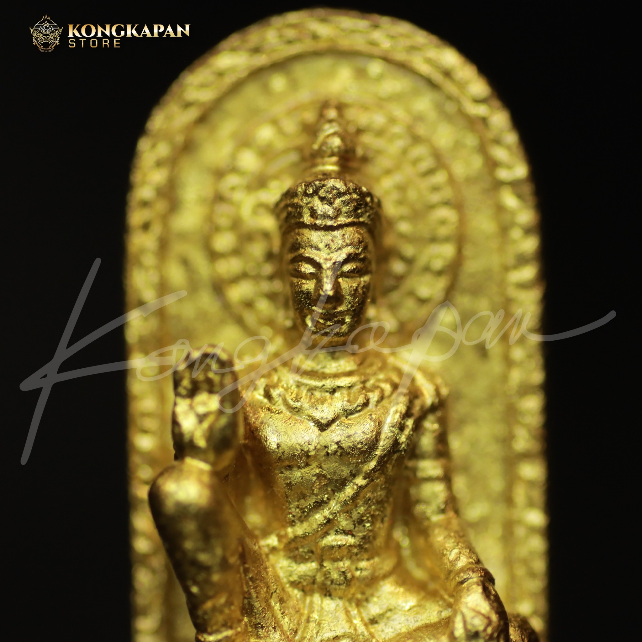 เหรียญหล่อบรมครูตาขุนโหร เนื้อทองทิพย์ รุ่นขุมทรัพย์เทพประทาน ปี 2550