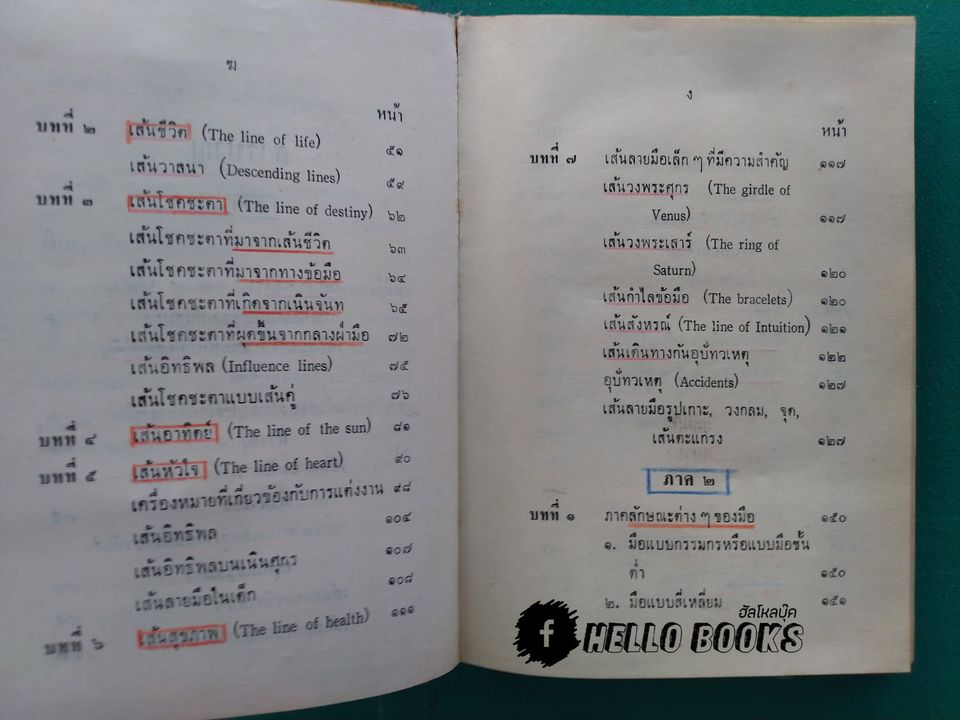 ตำราดูลายมือ ระบบไคโร