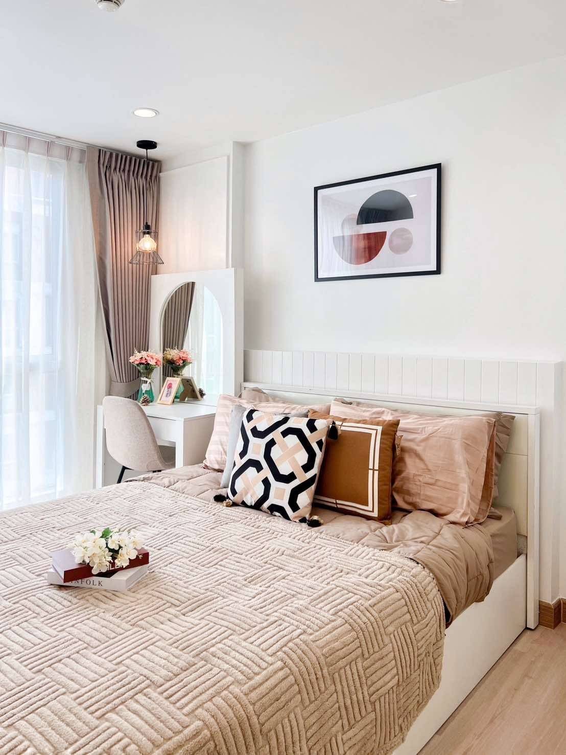 ขายด่วนคอนโดThe Niche ID ลาดพร้าว 130 ชั้น7 ห้องใหญ่แต่งสวย เฟอร์นิเจอร์ครบพร้อมอยู่ (N.1521)