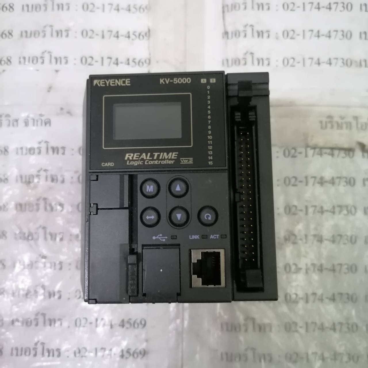PLC " KEYENCE " MODEL : KV-5000