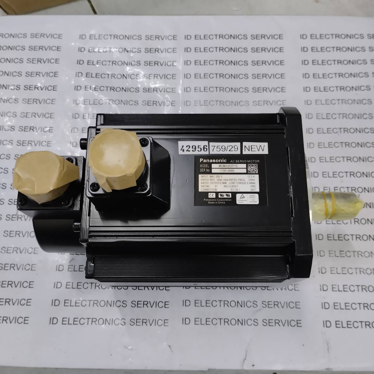 SERVO MOTOR " PANASONIC " MOTOR : MDMA202P1G