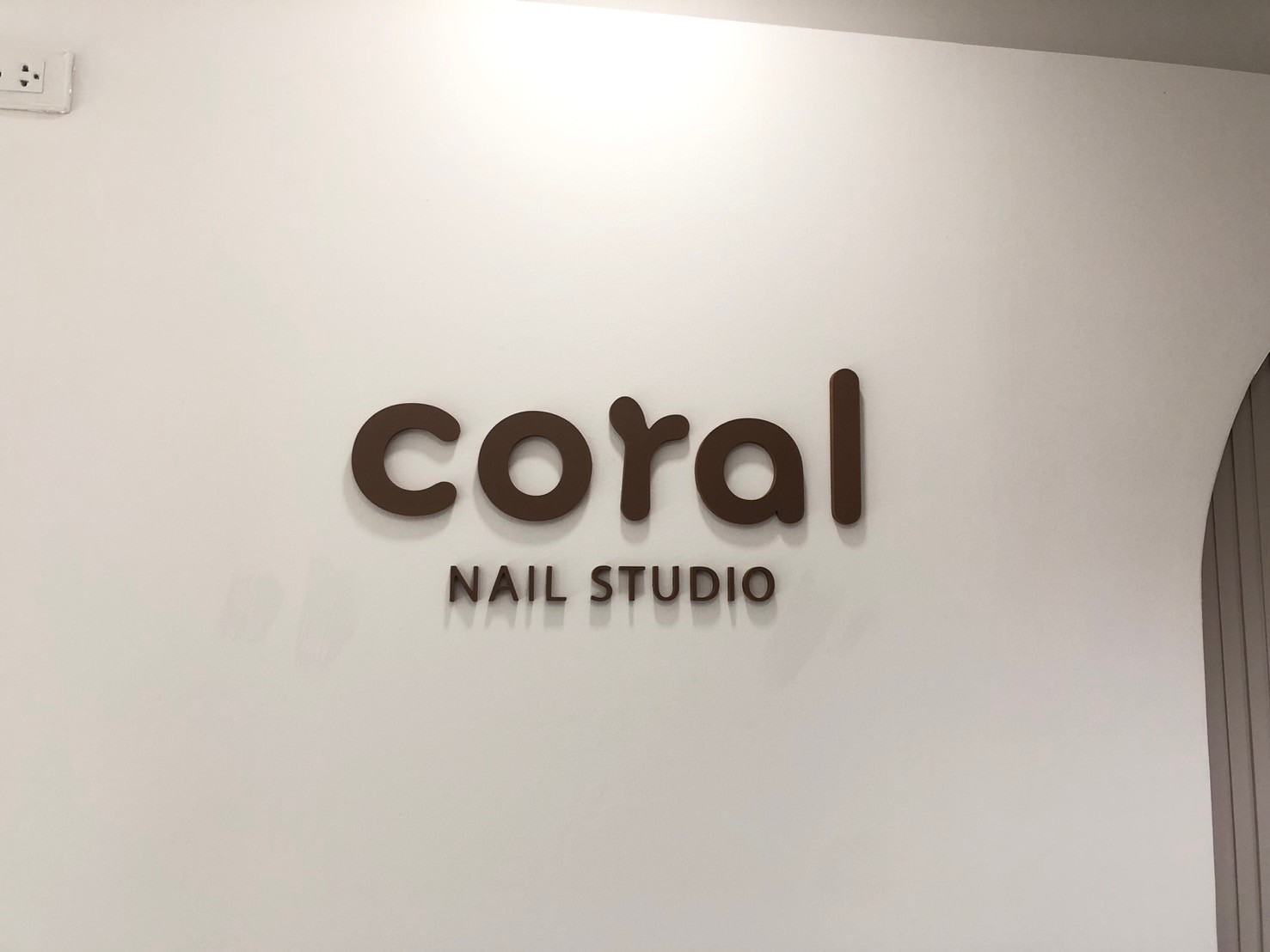 ป้ายตกเเต่งร้าน Coral