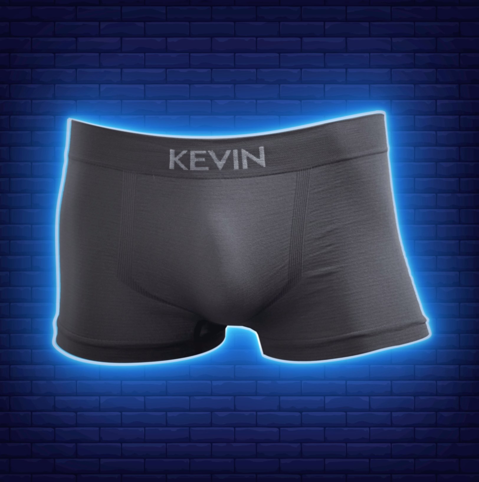 [ฟรี!กระเป๋าสตางค์ชาย590บ.] [10ตัว] กางเกงในชาย KEVIN ลดล้างสต๊อก ผ้านุ่ม เสริมความเป็นชาย เท่กว่าเดิม ขนาดฟรีไซส์ (ดำ2,เทา2,น้ำเงิน2,ขาว2,แดง2)