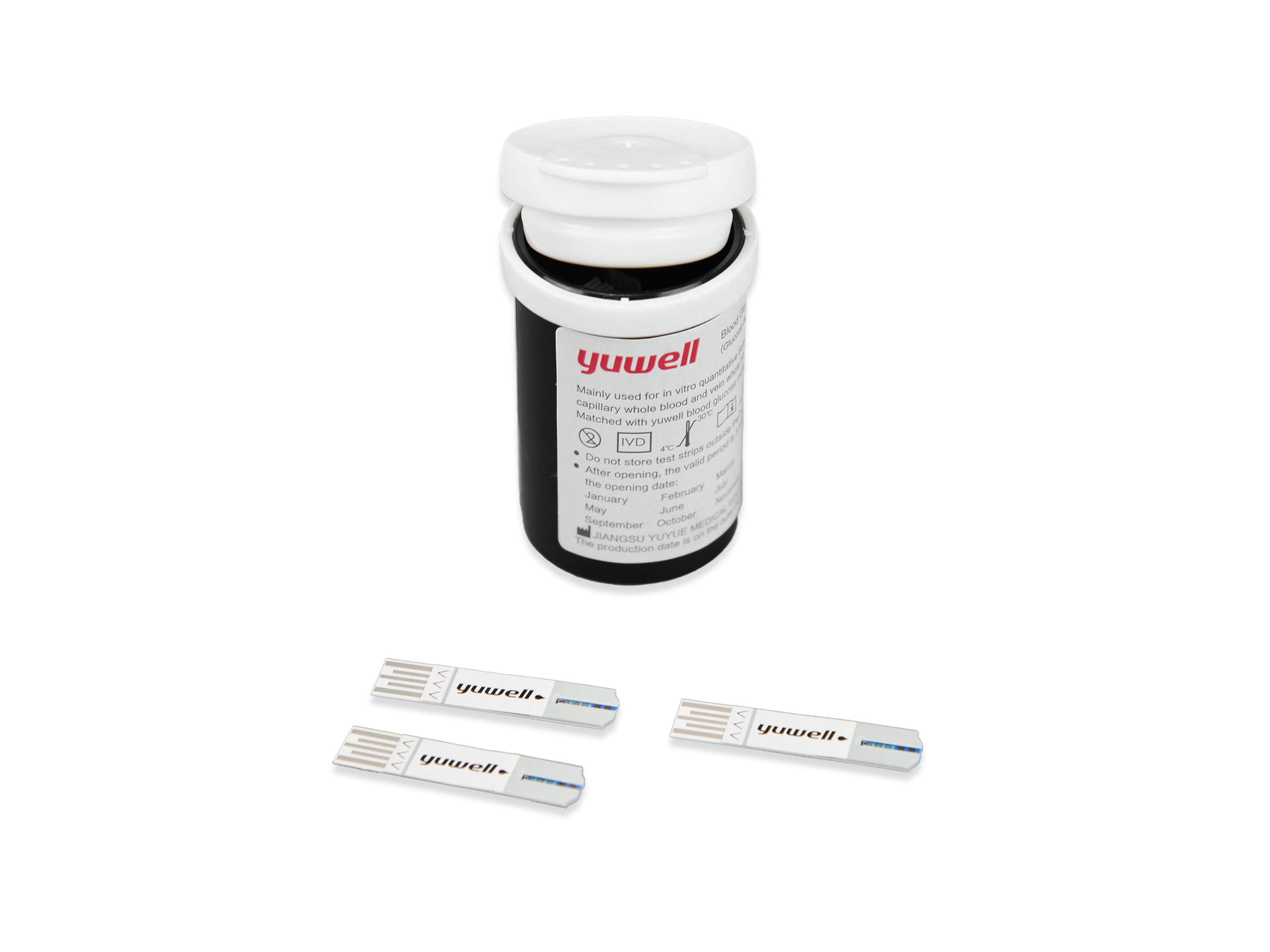 แถบตรวจวัดระดับน้ำตาลในเลือด Y350