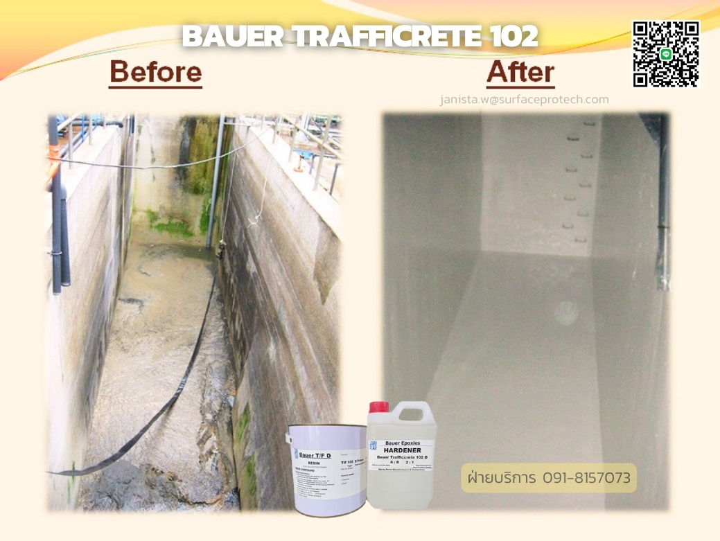 BAUER TF102 อีพ็อกซี่เรซิ่นมอร์ต้า รองพื้นคอนกรีต ฉาบซ่อมผิวที่เสียหาย งานปรับระดับพื้น-ติดต่อฝ่ายขาย(ไอซ์)0918157073ค่ะ