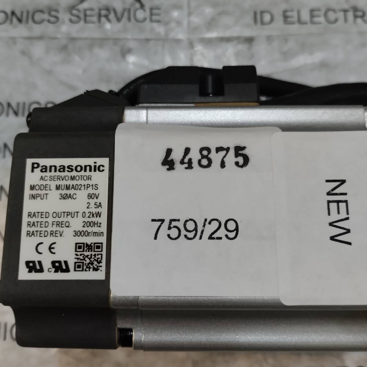 SEVO MOTOR " PANASONIC " MODEL : MUMA021P1S