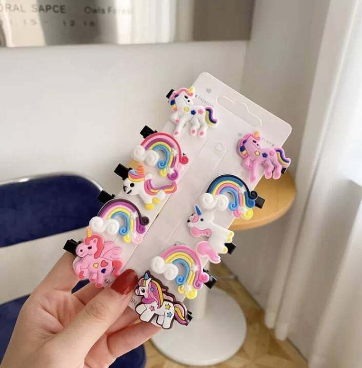 💗มาหยากิ๊ฟช้อป💗กิ๊บติดผม ลายน่ารักๆสีสวย สดใส สำหรับเด็กผู้หญิง (ขนาดกิ๊บตัวเล็ก 3 ซ.ม) แพ็ค 10 ชิ้น