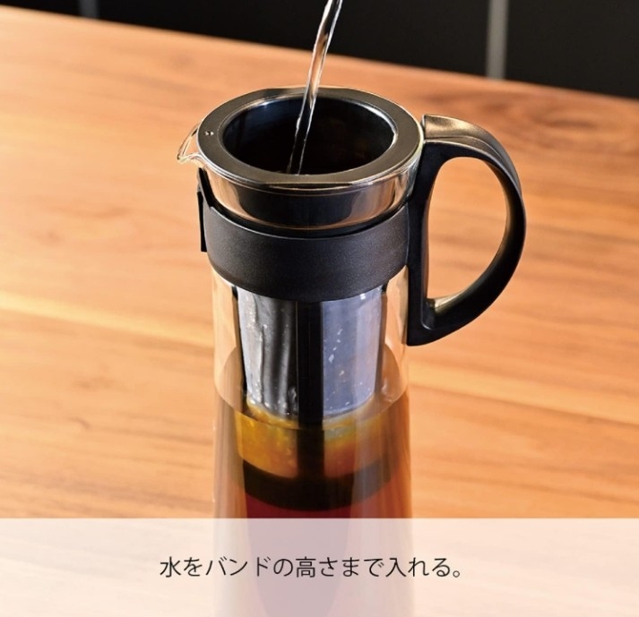 ขวดกาแฟ cold brew HARIO Cold Brew Coffee Pot Black 1000 ml Coffee Pitcher MCPN-14-B