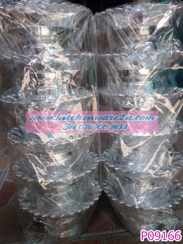 P09166 พานนกยูง 14 ซม สีเงิน (ราคาขายส่งต่อ 1 โหล: 12 อัน) 150บ/โหล ขายส่ง 12.5 ขายส่งทุกอย่าง 20 บาท