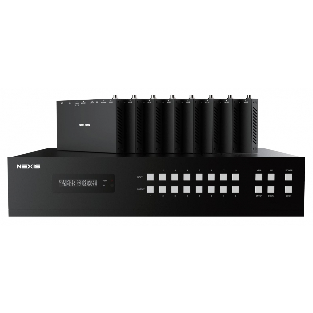 Nexis HMT0808U 4K 8 HDMI IN 8 HDMI+HDBASET OUT (100M) MATRIX WITH ARC FUNCTION