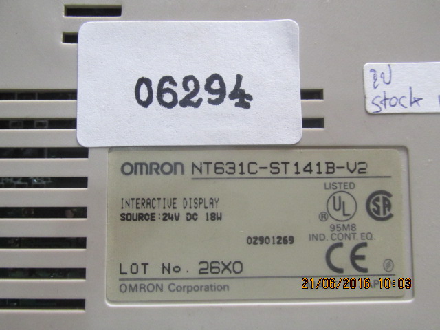 LCD TOUCH SCREEN " OMRON " MODEL : NT631C-ST141B-V2