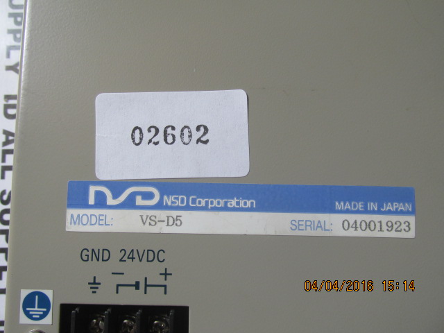 VARICAM " NSD " MODEL : VS-D5