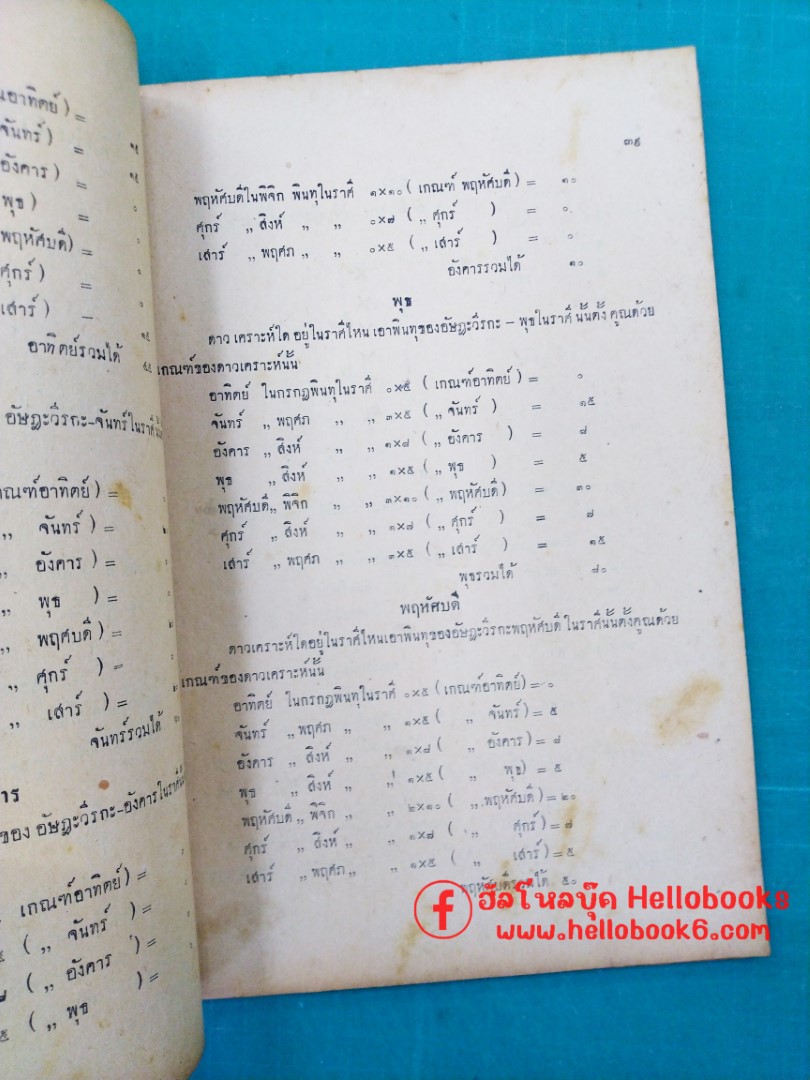 คัมภีร์ภารตะมหาทศา ภาคพยากรณ์