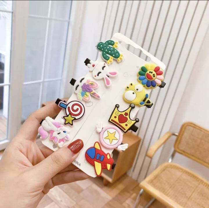 💗มาหยากิ๊ฟช้อป💗กิ๊บติดผม ลายน่ารักๆสีสวย สดใส สำหรับเด็กผู้หญิง (ขนาดกิ๊บตัวเล็ก 3 ซ.ม) แพ็ค 10 ชิ้น