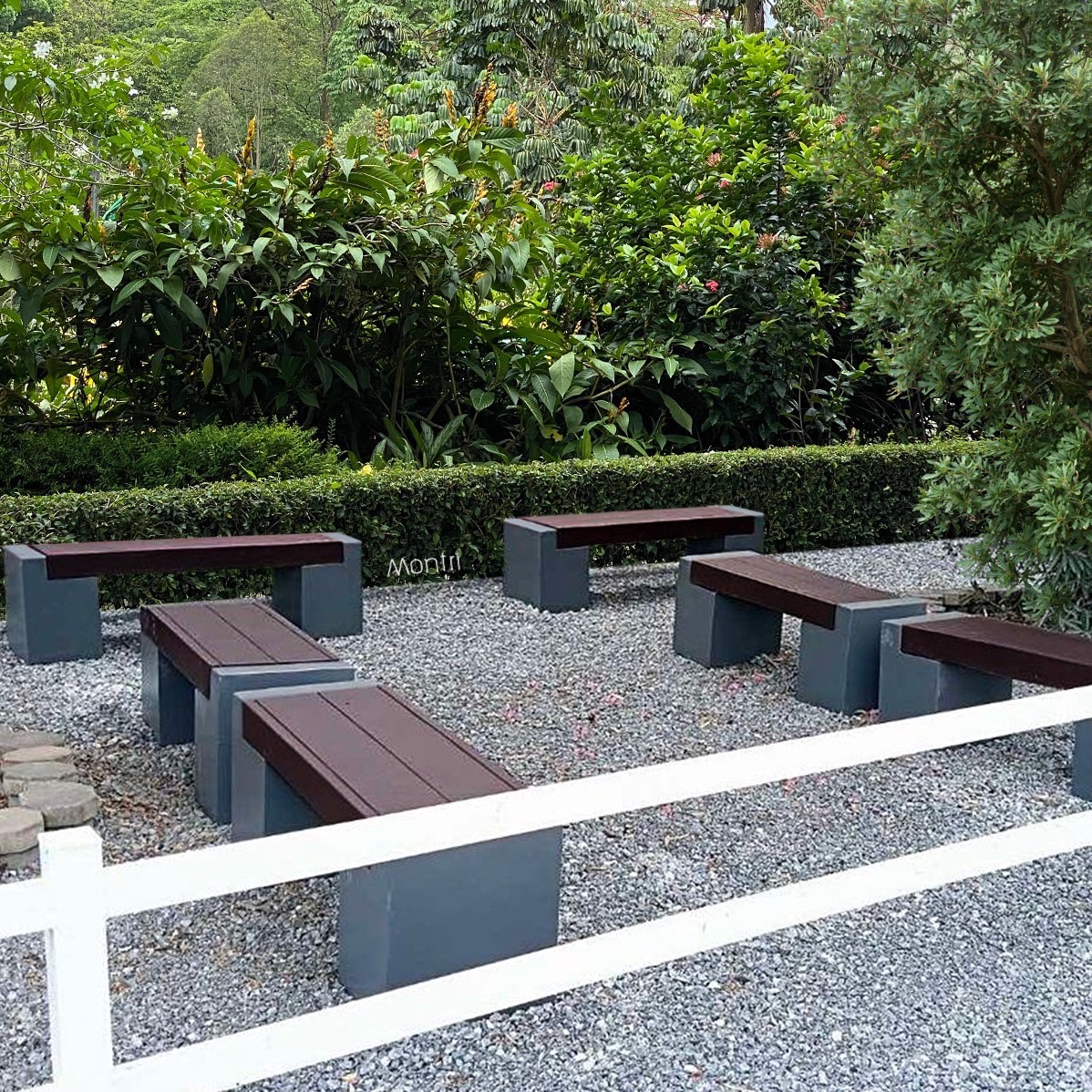 ม้านั่งสนามในสวน ทนทาน สำหรับทุกพื้นที่ ขนาดยาว 120 cm. นั่งได้ 2-3 คน