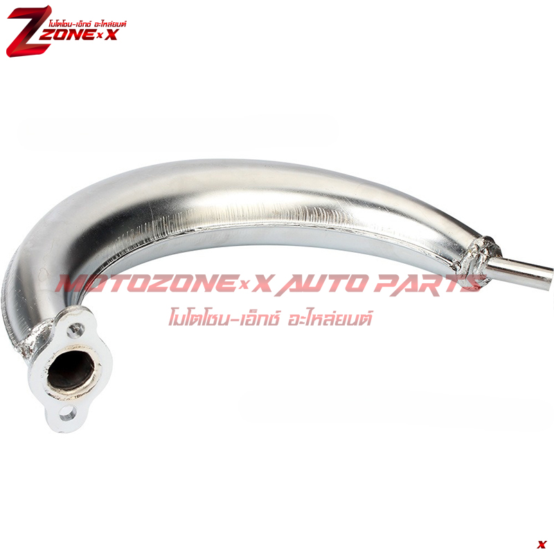 ท่อไอเสียทรงกล้วย Muffler Exhaust 2-Stroke 49cc 60cc 66cc 80cc 2-Stroke Engine Motor Motorized Bicycles Motorized Bike MOTOZONE-X(โมโตโซน-เอ็กซ์) อะไหล่ Part