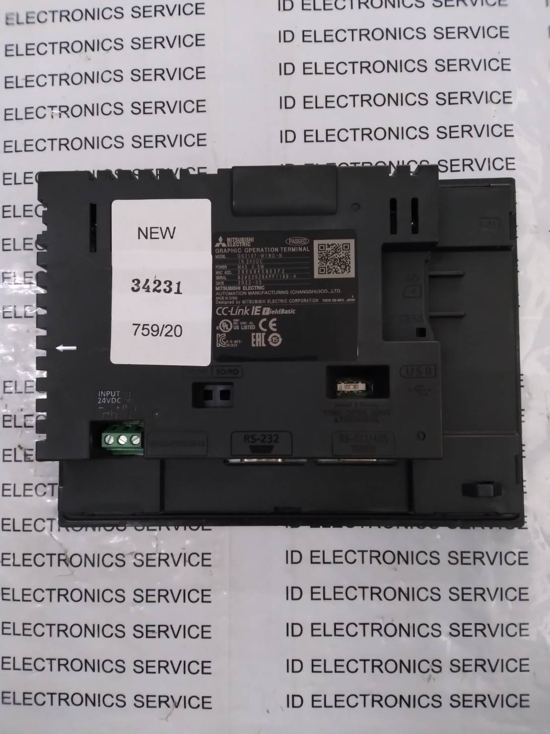 LCD TOUCH SCREEN " MITSUBISHI " MODEL : GS2107-WTBD-N