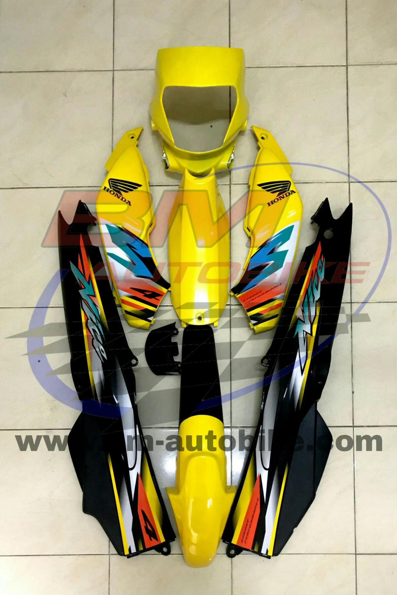ชุดสี NICE125เหลืองดำ 3 กก.
