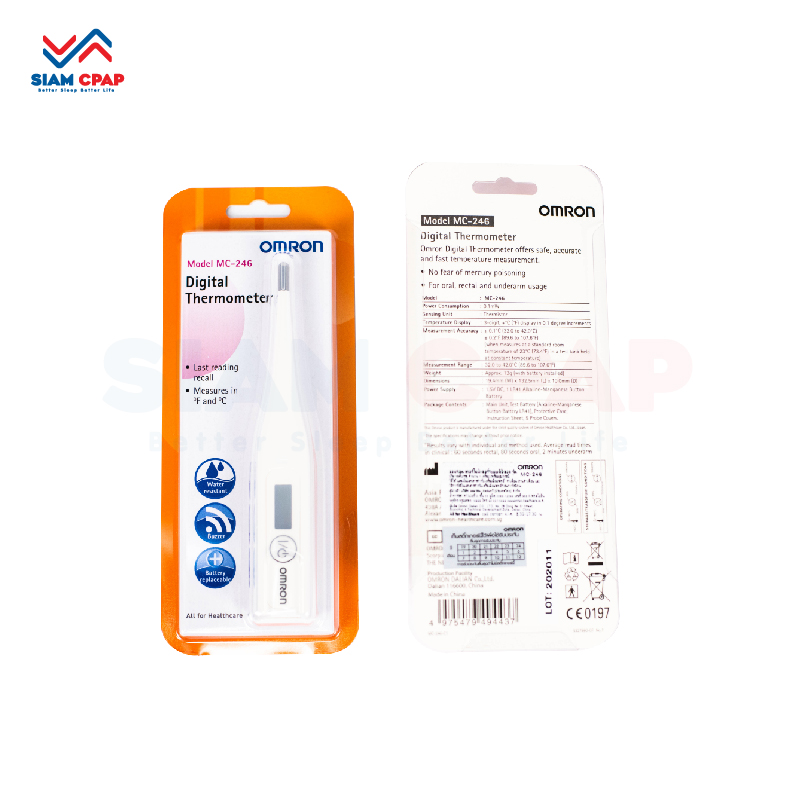เครื่องวัดอุณหภูมิปรอทดิจิตอล Omron รุ่น MC246