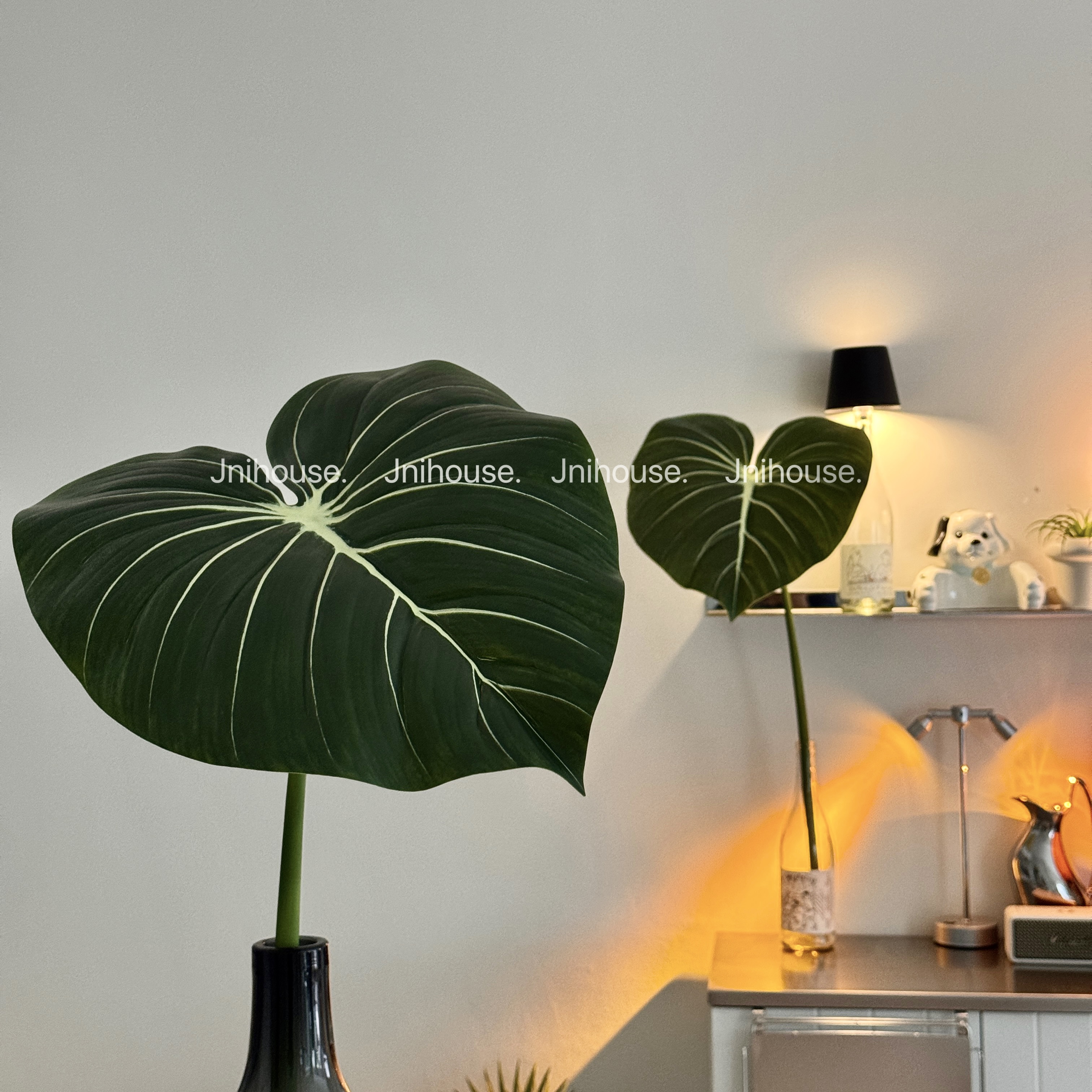 [พร้อมส่ง] Jnihouse : กิ่งใบฟิโลเดนดรอนประดิษฐ์(Philodendron Leaf)(tree)