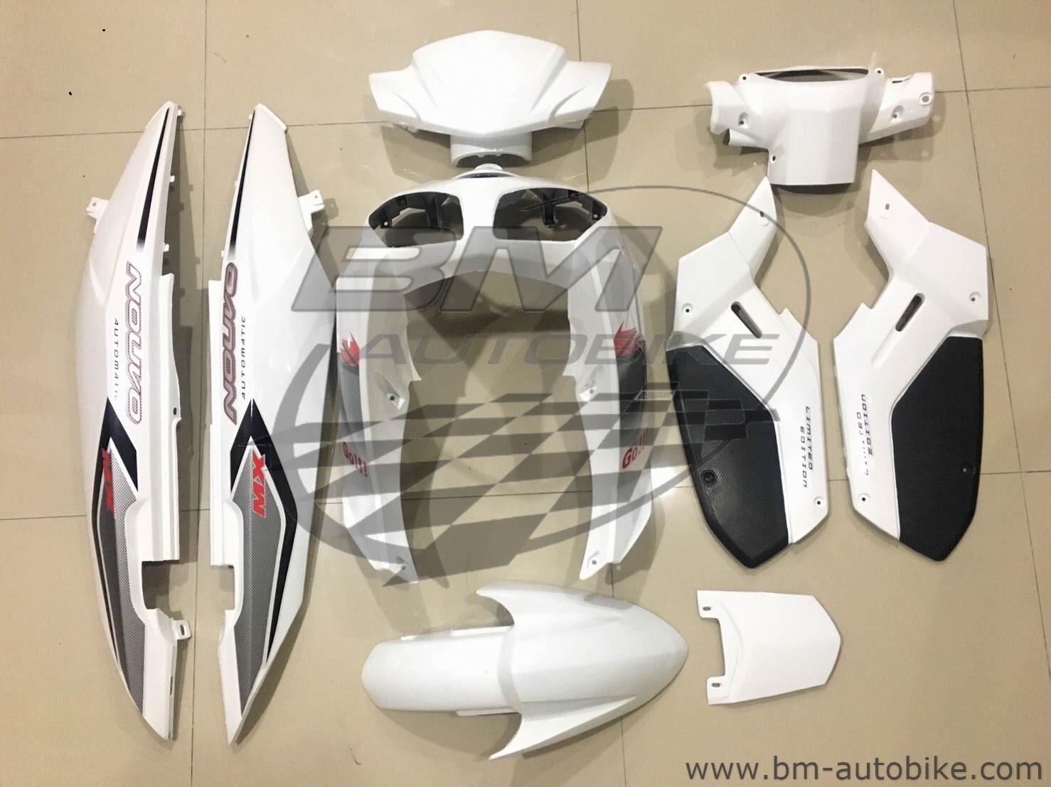 ชุดสี NOUVO MX สีขาว 9 ชิ้น 4 กก.