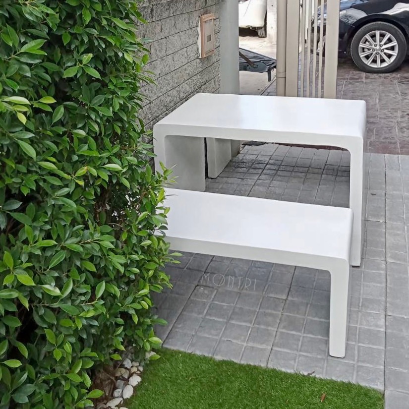 ชุดโต๊ะสนาม โต๊ะสนาม ชุดโต๊ะปูนซีเมนต์สไตล์ลอฟท์ โต๊ะปูนลอฟท์ โต๊ะปูนสไตล์ลอฟท์ แต่งบ้านสไตล์ Modern Classic