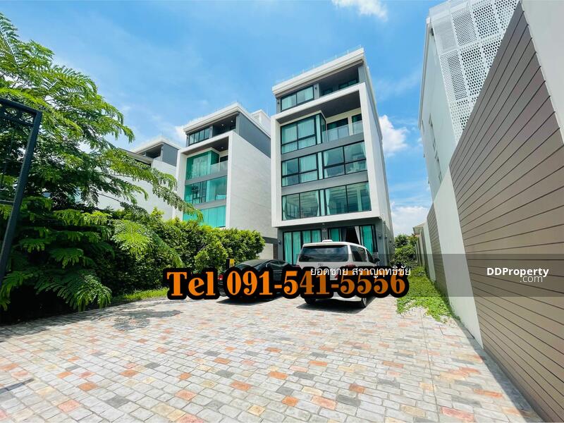 ขายโฮมออฟฟิศ 5 ชั้น พร้อมลิฟท์ภายในอาคาร บ้านพันนา เอกมัย-รามอินทรา พื้นที่ 139.1 ตรว ติด Central EastVille