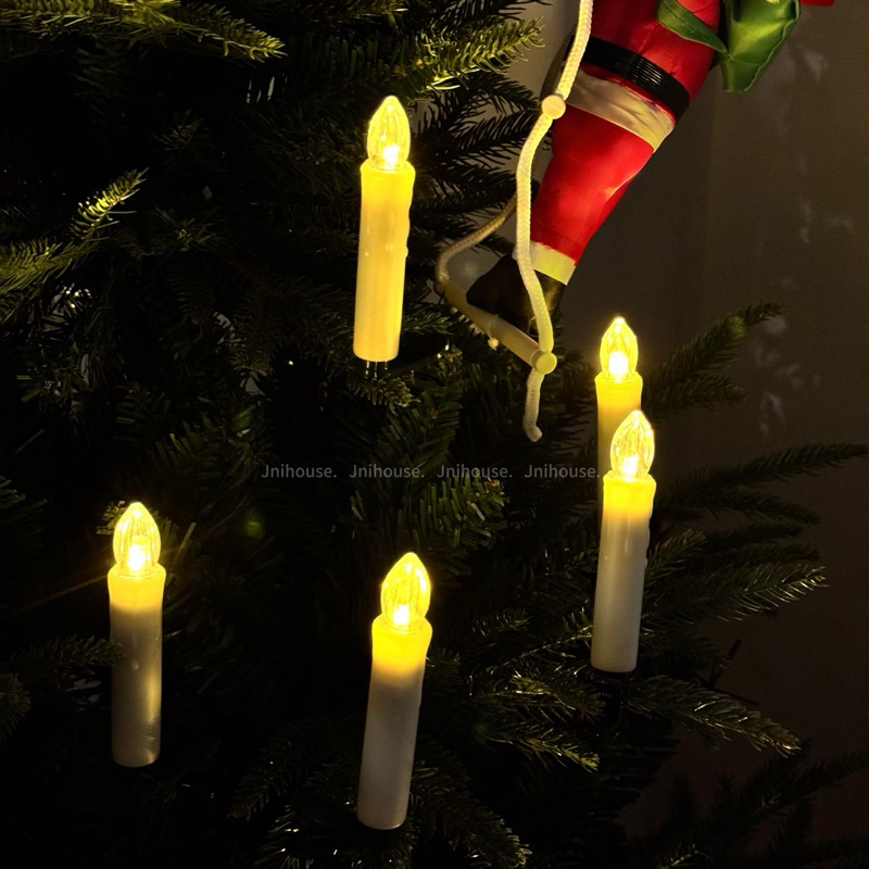 [พร้อมส่ง] Jnihouse : ไฟเทียน LED ประดับคริสต์มาส (LED Christmas Candle Lights)