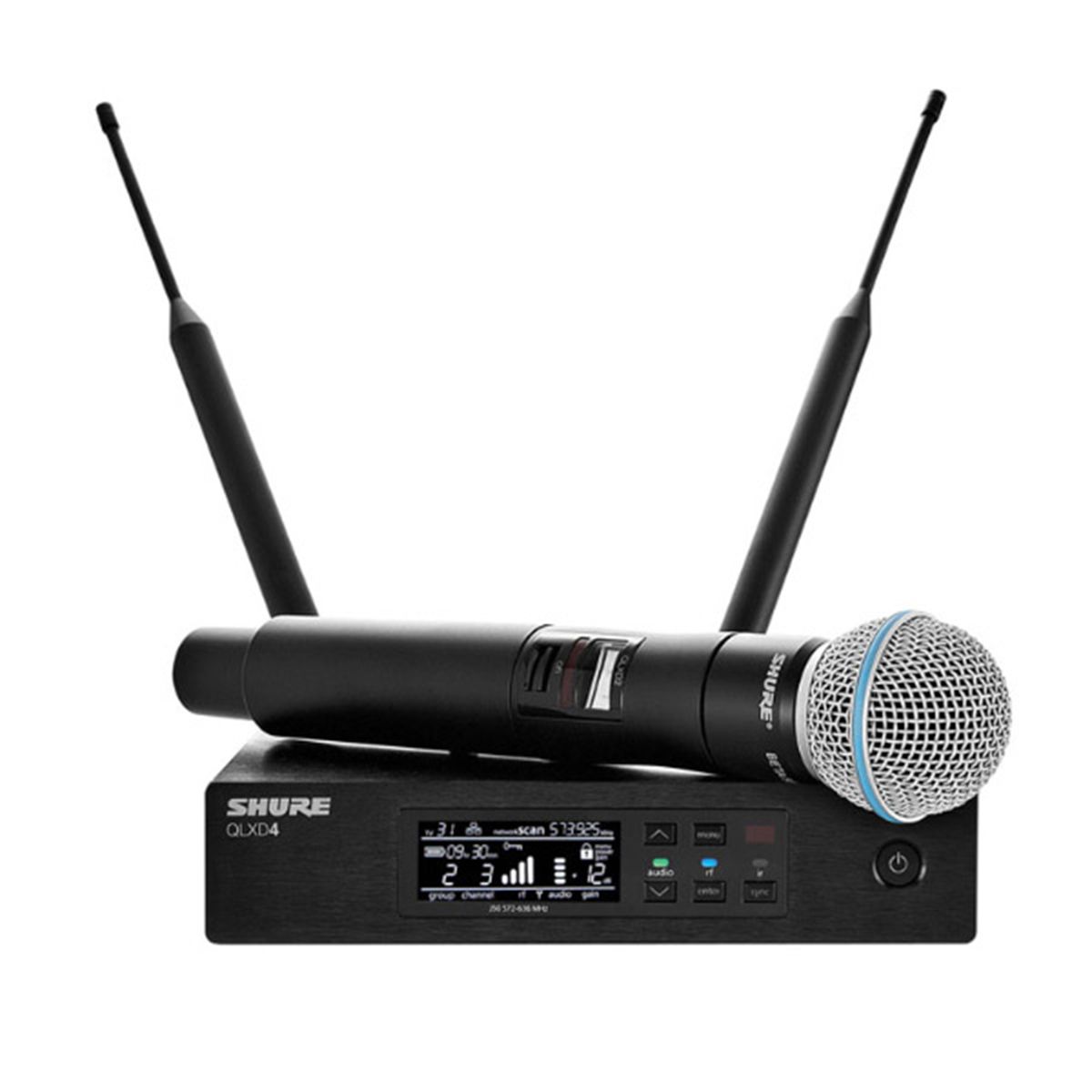 SHURE QLXD24A/B58-M19 ไมโครโฟนไร้สายแบบไมค์เดียว คลื่นความถี่ 694-703 MHz