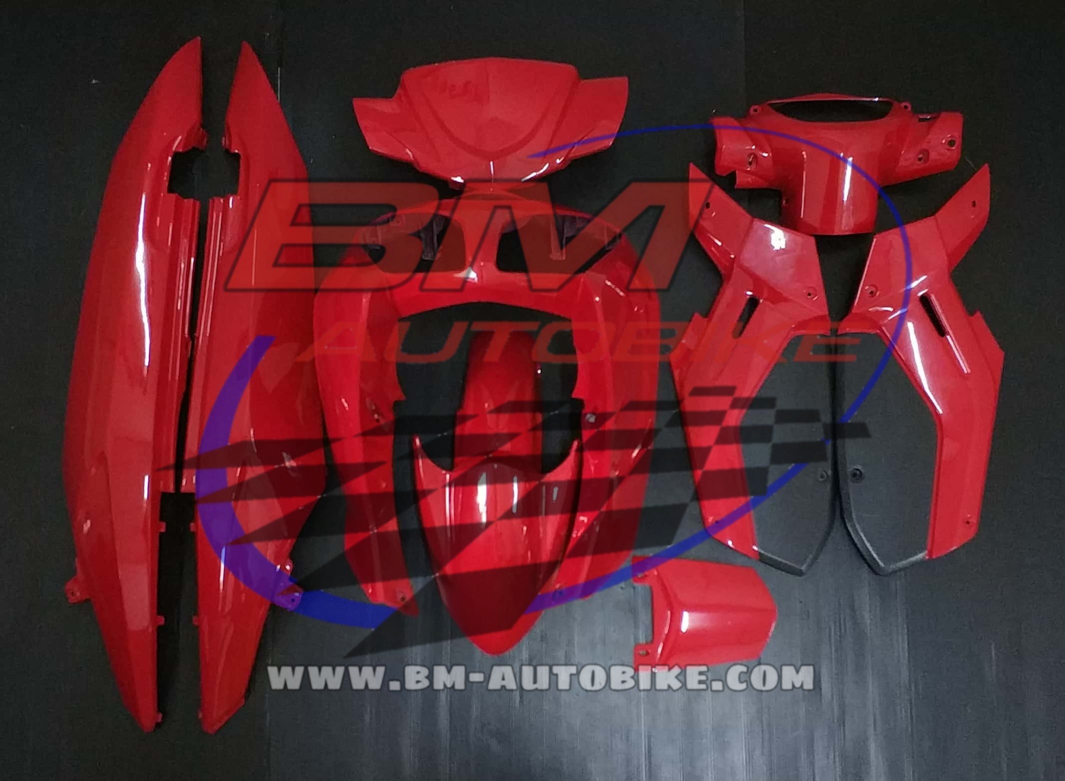 ชุดสี NOUVO MX สีแดง 9 ชิ้น 4 กก.